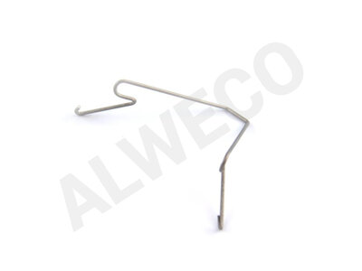 Upperwireguideclip stainless steel (wr 1.4 mm) clothprof. uni