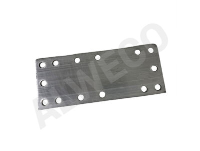 Outside wire strip alu 60x3 mm L=148 mm