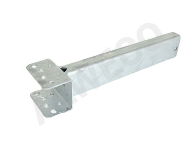 Bearing bracket support boxsection 60x30mm L= 30 cm