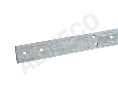 Aslagerstrip 50x5 mm ES L= ca. 0,50 m incl gaten