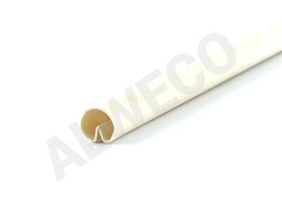 PVC clip profile ø14x1 mm white L=5,00 m