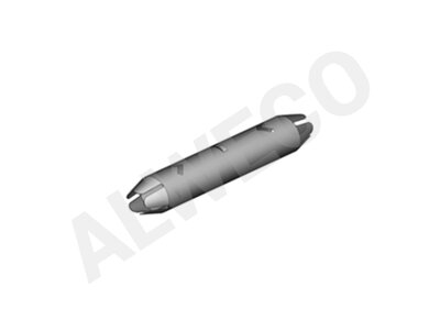 Tube connector galv. (tube 19x0,8 mm)                                                                                                                               