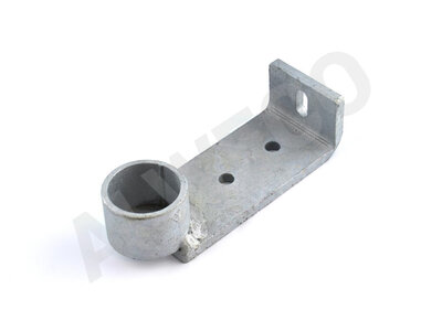 Block wall bracket stl. ø3/4" (27 mm) galv. L=115 mm