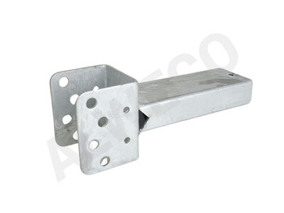 Bearing bracket support boxsection 50x30mm L= 30 cm